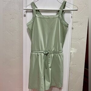 Summer activewear romper sage girls athetic